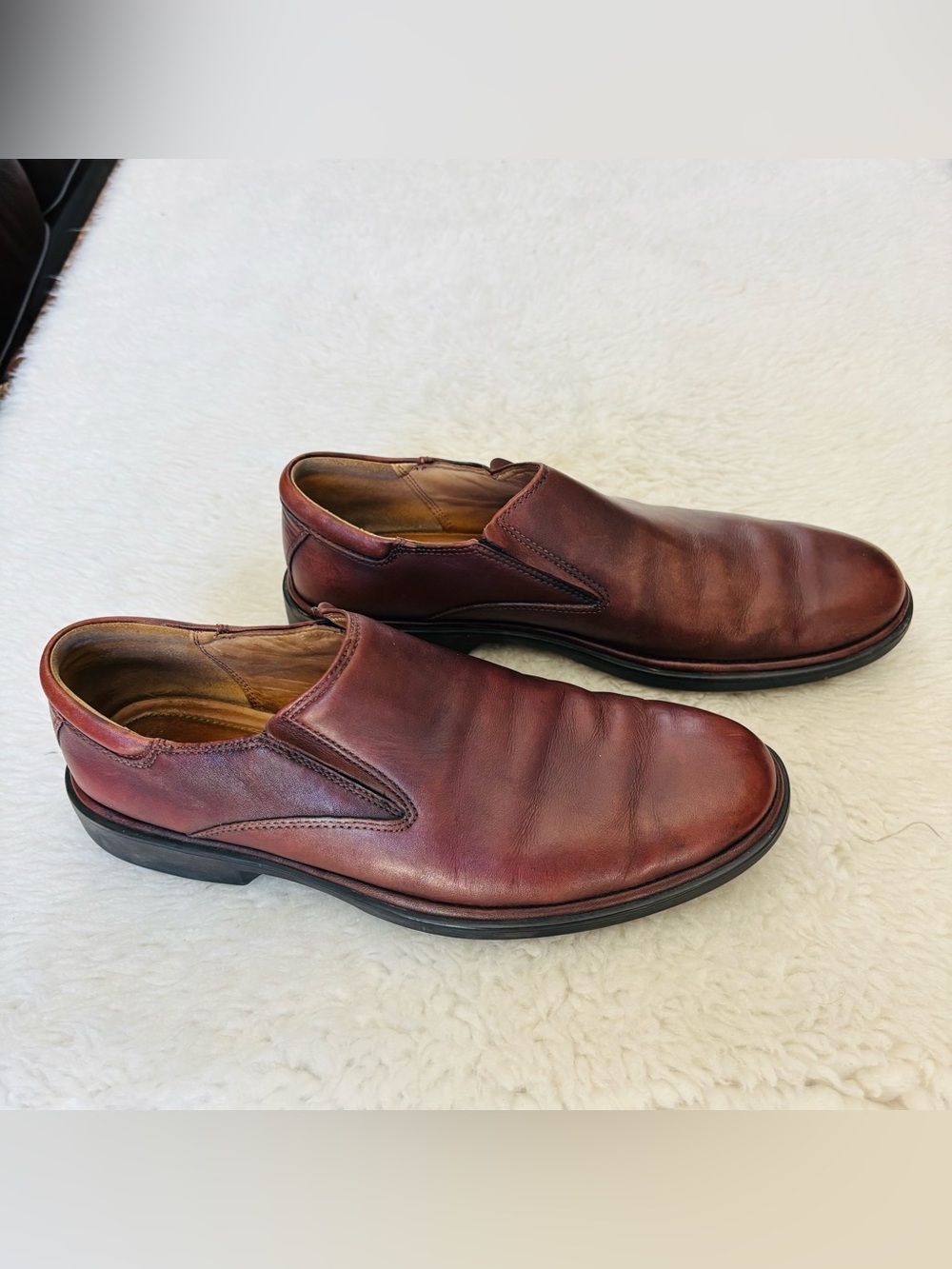 Bostonian Signia Men's Brown Leather Slip-On Dress/Casual Shoes size 10.5 M - Picture 4 of 13